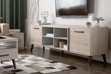 Alloa Tv-Bänk 40x180 cm - Trä/Natur - Möbler - TV- & Mediamöbler - TV bänk & mediabänk