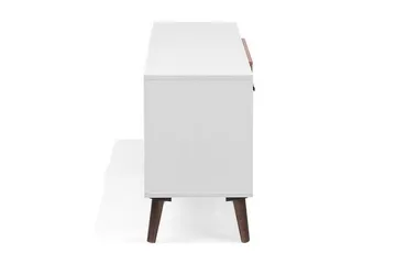 Alloa Tv-Bänk 40x180 cm - Vit - Möbler - TV- & Mediamöbler - TV bänk & mediabänk