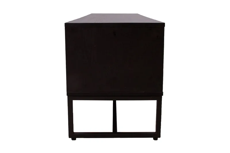 Amsterdam TV-nivå 160 cm Ek/Svart - Möbler - TV- & Mediamöbler - TV bänk & mediabänk