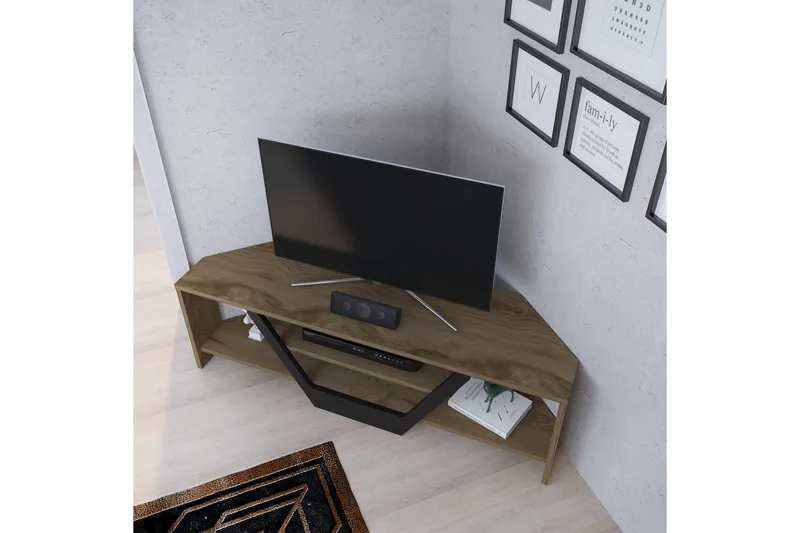 Andifli Tv-bänk 120x36,8 cm - Brun - Möbler - TV- & Mediamöbler - TV bänk & mediabänk