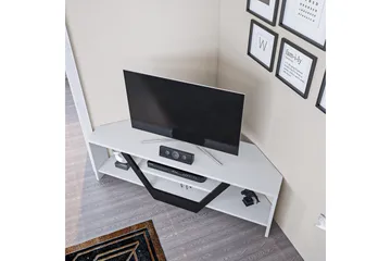 Andifli Tv-bänk 120x36,8 cm - Vit - Möbler - TV- & Mediamöbler - TV bänk & mediabänk