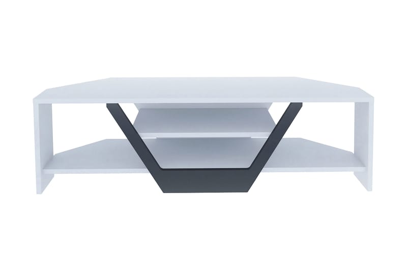 Andifli Tv-bänk 120x36,8 cm - Vit - Möbler - TV- & Mediamöbler - TV bänk & mediabänk