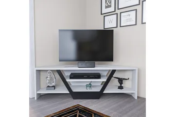 Andifli Tv-bänk 120x36,8 cm - Vit - Möbler - TV- & Mediamöbler - TV bänk & mediabänk