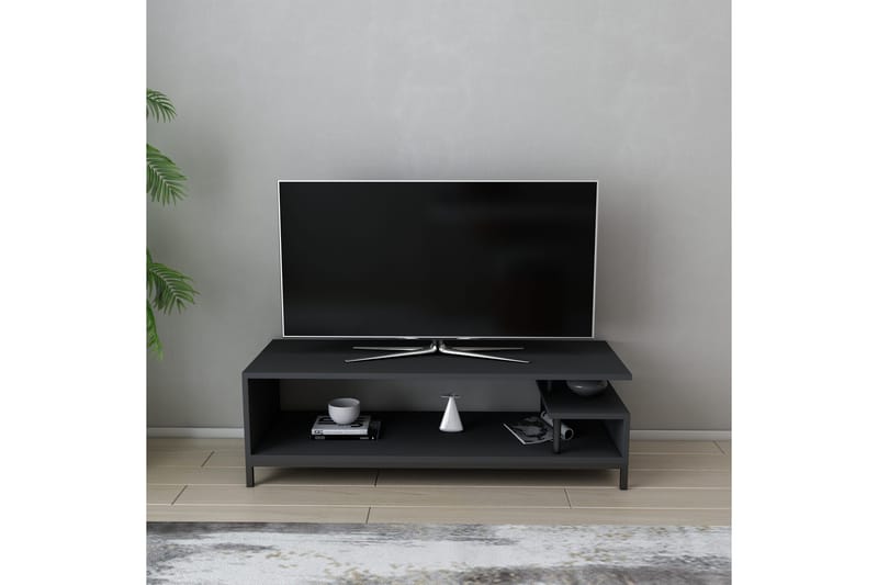 Andifli Tv-bänk 120x37,6 cm - Svart - Möbler - TV- & Mediamöbler - TV bänk & mediabänk