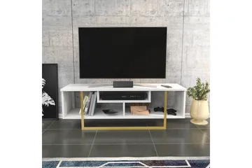 Andifli Tv-bänk 120x40,2 cm - Guld - Möbler - TV- & Mediamöbler - TV bänk & mediabänk