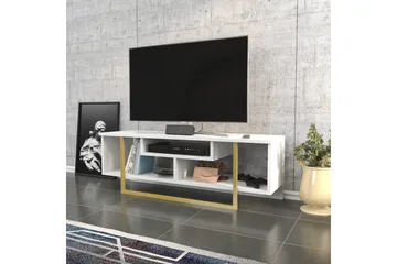 Andifli Tv-bänk 120x40,2 cm - Guld - Möbler - TV- & Mediamöbler - TV bänk & mediabänk