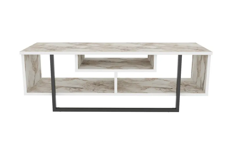 Andifli Tv-bänk 120x40,2 cm - Vit - Möbler - TV- & Mediamöbler - TV bänk & mediabänk