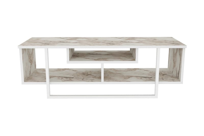 Andifli Tv-bänk 120x40,2 cm - Vit - Möbler - TV- & Mediamöbler - TV bänk & mediabänk