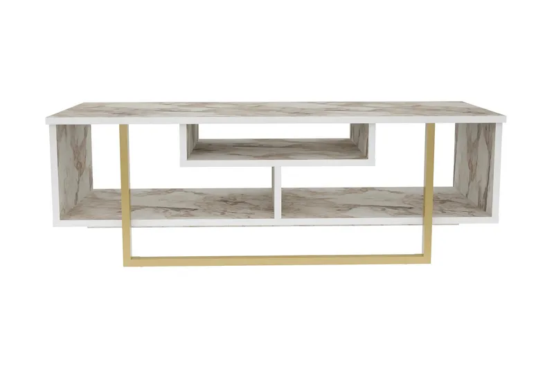 Andifli Tv-bänk 120x40,2 cm - Vit - Möbler - TV- & Mediamöbler - TV bänk & mediabänk