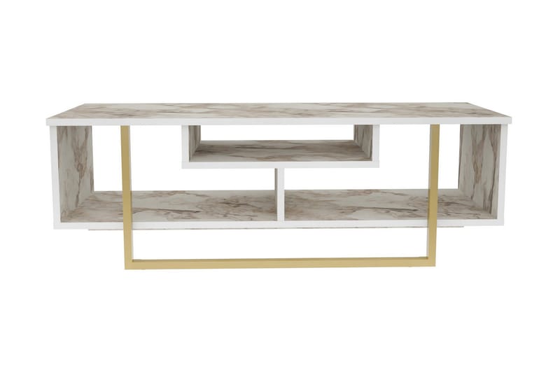 Andifli Tv-bänk 120x40,2 cm - Vit - Möbler - TV- & Mediamöbler - TV bänk & mediabänk