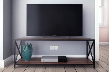 Andifli Tv-bänk 120x45,7 cm - Brun - Möbler - TV- & Mediamöbler - TV bänk & mediabänk