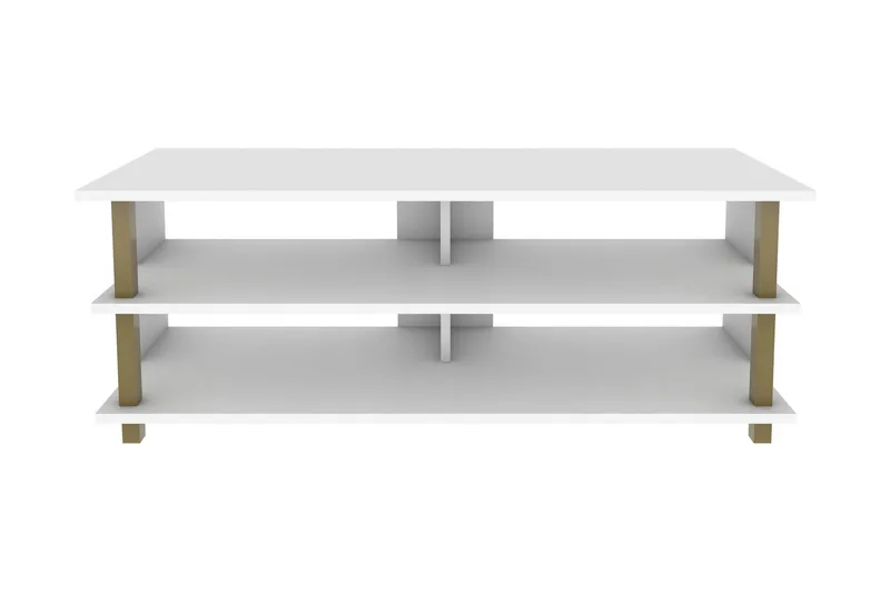 Andifli Tv-bänk 120x47,4 cm - Guld - Möbler - TV- & Mediamöbler - TV bänk & mediabänk