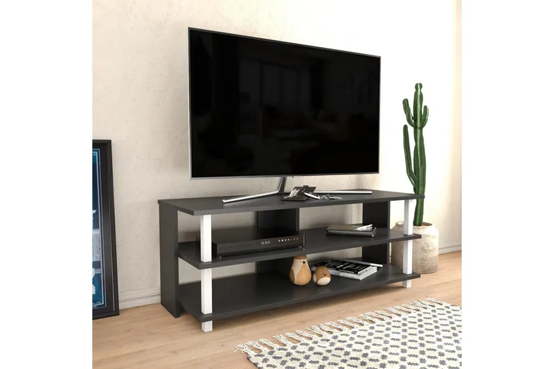 Andifli Tv-bänk 120x47,4 cm - Vit - Möbler - TV- & Mediamöbler - TV bänk & mediabänk
