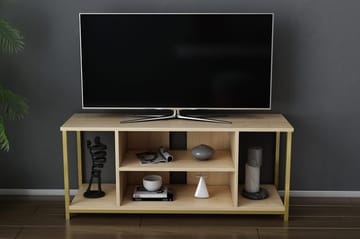 Andifli Tv-bänk 120x50,8 cm - Guld - Möbler - TV- & Mediamöbler - TV bänk & mediabänk