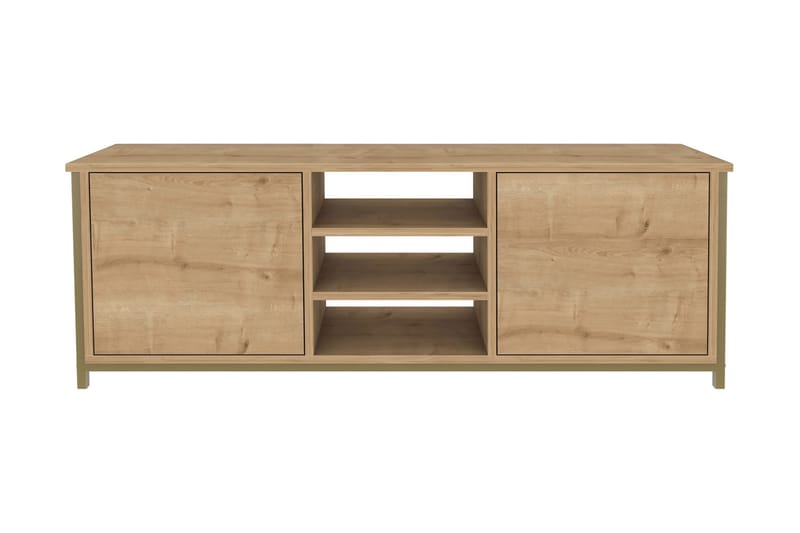 Andifli Tv-bänk 140x50,8 cm - Guld - Möbler - TV- & Mediamöbler - TV bänk & mediabänk