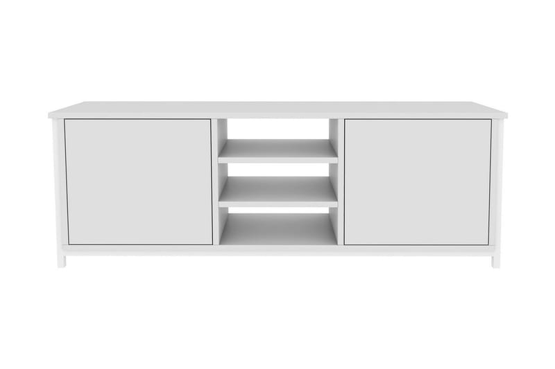 Andifli Tv-bänk 140x50,8 cm - Vit - Möbler - TV- & Mediamöbler - TV bänk & mediabänk