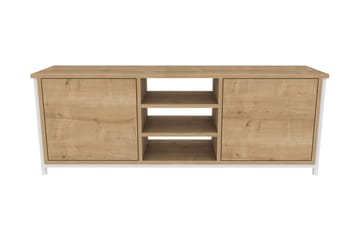 Andifli Tv-bänk 140x50,8 cm - Vit - Möbler - TV- & Mediamöbler - TV bänk & mediabänk