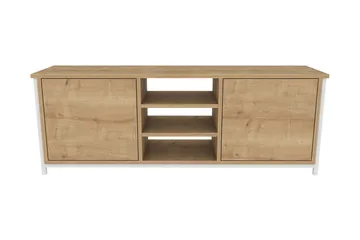 Andifli Tv-bänk 140x50,8 cm - Vit - Möbler - TV- & Mediamöbler - TV bänk & mediabänk