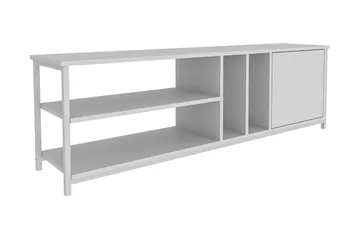 Andifli Tv-bänk 140x50,8 cm - Vit - Möbler - TV- & Mediamöbler - TV bänk & mediabänk