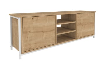 Andifli Tv-bänk 140x50,8 cm - Vit - Möbler - TV- & Mediamöbler - TV bänk & mediabänk