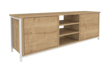 Andifli Tv-bänk 140x50,8 cm - Vit - Möbler - TV- & Mediamöbler - TV bänk & mediabänk