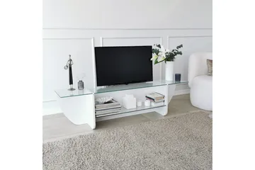 Andifli Tv-bänk 158x40 cm - Vit - Möbler - TV- & Mediamöbler - TV bänk & mediabänk