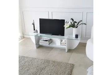 Andifli Tv-bänk 158x40 cm - Vit - Möbler - TV- & Mediamöbler - TV bänk & mediabänk