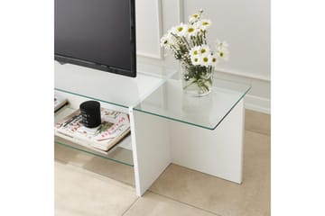 Andifli Tv-bänk 158x40 cm - Vit - Möbler - TV- & Mediamöbler - TV bänk & mediabänk