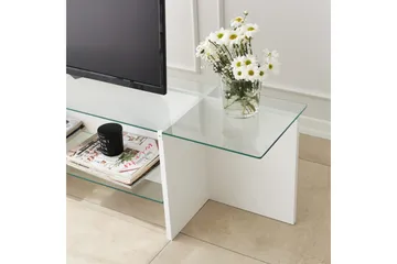 Andifli Tv-bänk 158x40 cm - Vit - Möbler - TV- & Mediamöbler - TV bänk & mediabänk