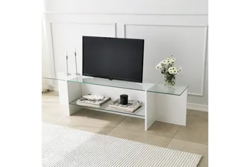 Andifli Tv-bänk 158x40 cm - Vit - Möbler - TV- & Mediamöbler - TV bänk & mediabänk