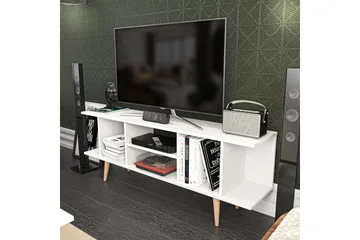 Andifli Tv-bänk 160x38,6 cm - Vit - Möbler - TV- & Mediamöbler - TV bänk & mediabänk