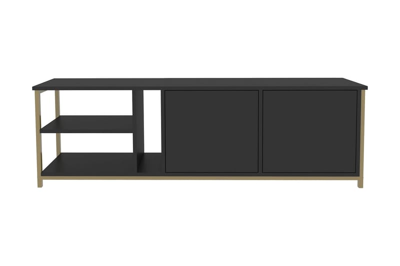 Andifli Tv-bänk 160x50,8 cm - Antracit - Möbler - TV- & Mediamöbler - TV bänk & mediabänk