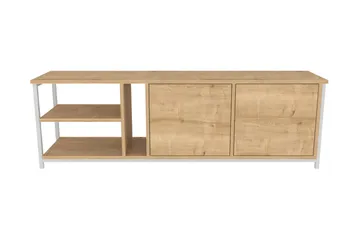 Andifli Tv-bänk 160x50,8 cm - Vit - Möbler - TV- & Mediamöbler - TV bänk & mediabänk