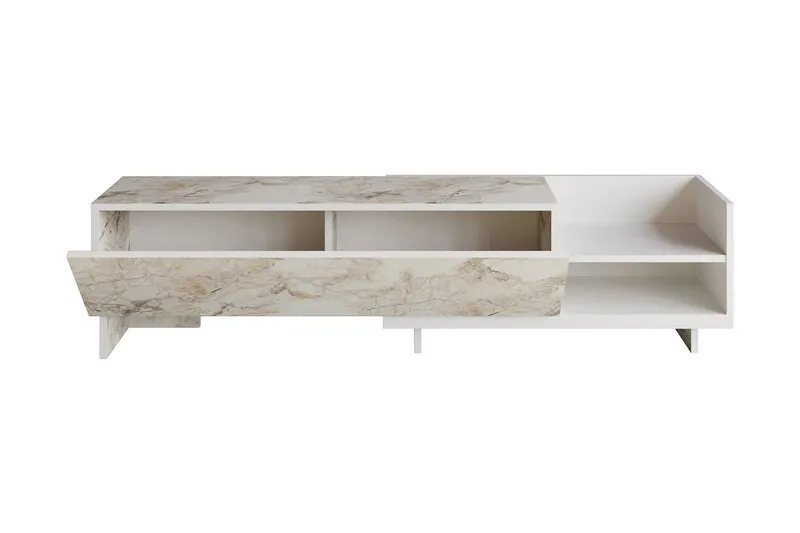 Andifli Tv-bänk 165x41 cm - Vit - Möbler - TV- & Mediamöbler - TV bänk & mediabänk