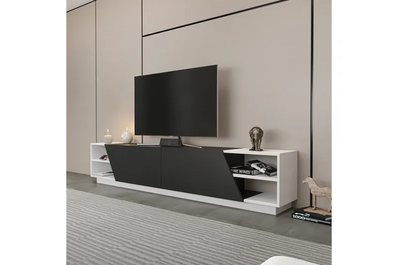 Andifli Tv-bänk 240x47,4 cm - Vit - Möbler - TV- & Mediamöbler - TV bänk & mediabänk