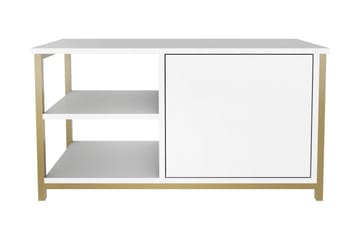 Andifli Tv-bänk 89,6x50,8 cm - Guld - Möbler - TV- & Mediamöbler - TV bänk & mediabänk