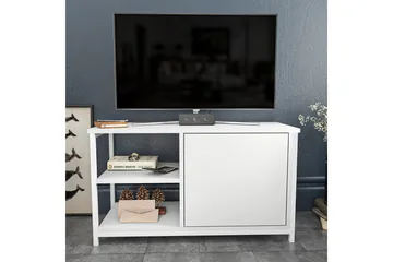 Andifli Tv-bänk 89,6x50,8 cm - Vit - Möbler - TV- & Mediamöbler - TV bänk & mediabänk