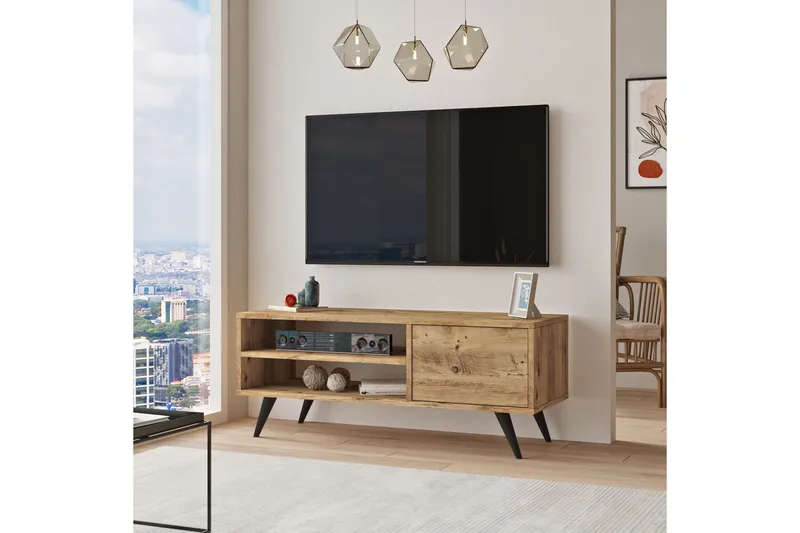 Aniza Tv-bänk 110 cm - Natur - Möbler - TV- & Mediamöbler - TV bänk & mediabänk