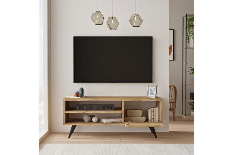Aniza Tv-bänk 110 cm - Natur - Möbler - TV- & Mediamöbler - TV bänk & mediabänk