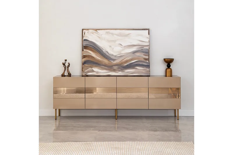 Arioch Tv-bänk 180 cm - Brons - Möbler - TV- & Mediamöbler - TV bänk & mediabänk