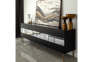 Arioch Tv-bänk 180 cm - Grå - Möbler - TV- & Mediamöbler - TV bänk & mediabänk
