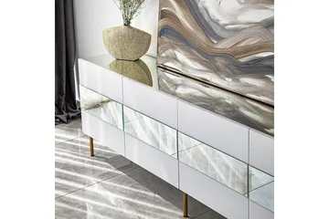 Arioch Tv-bänk 180 cm - Guld - Möbler - TV- & Mediamöbler - TV bänk & mediabänk