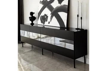 Arioch Tv-bänk 180 cm - Svart - Möbler - TV- & Mediamöbler - TV bänk & mediabänk