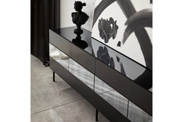 Arioch Tv-bänk 180 cm - Svart - Möbler - TV- & Mediamöbler - TV bänk & mediabänk