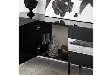 Arioch Tv-bänk 180 cm - Svart - Möbler - TV- & Mediamöbler - TV bänk & mediabänk