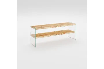 Assanisa Tv-bänk 120 cm - Natur/Svart - Möbler - TV- & Mediamöbler - TV bänk & mediabänk