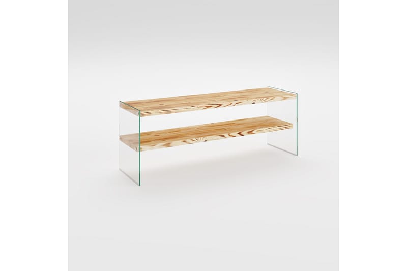 Assanisa Tv-bänk 120 cm - Natur/Svart - Möbler - TV- & Mediamöbler - TV bänk & mediabänk