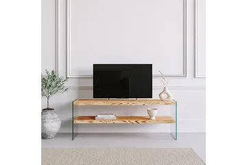 Assanisa Tv-bänk 120 cm - Natur/Svart - Möbler - TV- & Mediamöbler - TV bänk & mediabänk