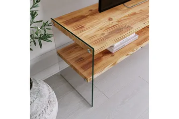 Assanisa Tv-bänk 120 cm - Natur/Svart - Möbler - TV- & Mediamöbler - TV bänk & mediabänk