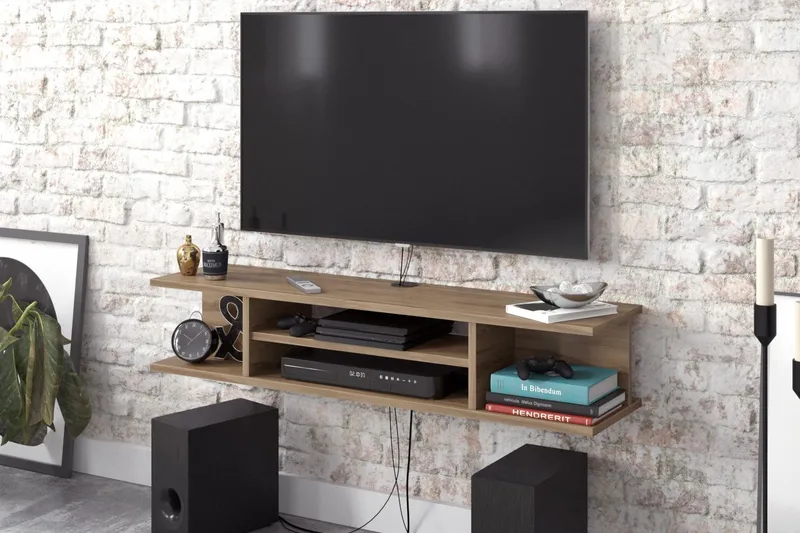 Avvakko TV-bänk 135 cm - Brun - Möbler - TV- & Mediamöbler - TV bänk & mediabänk